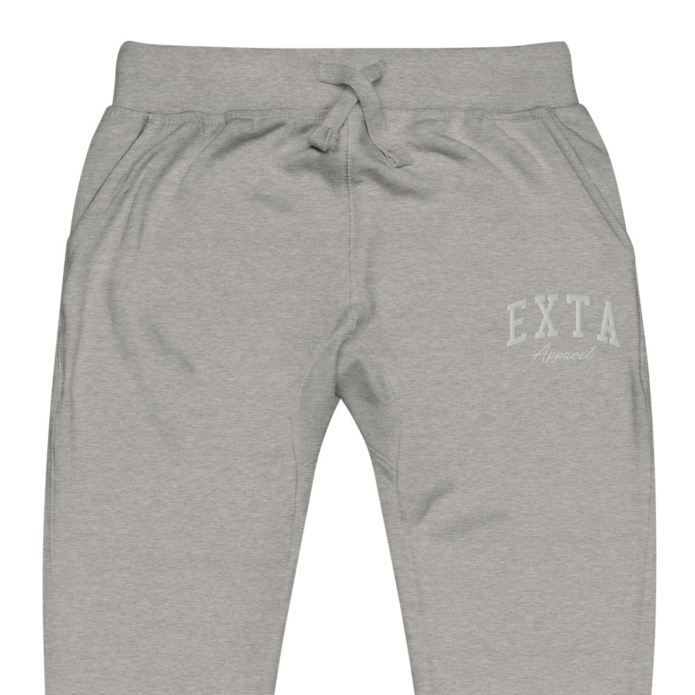 Embroidered Fleece Sweatpants - exta